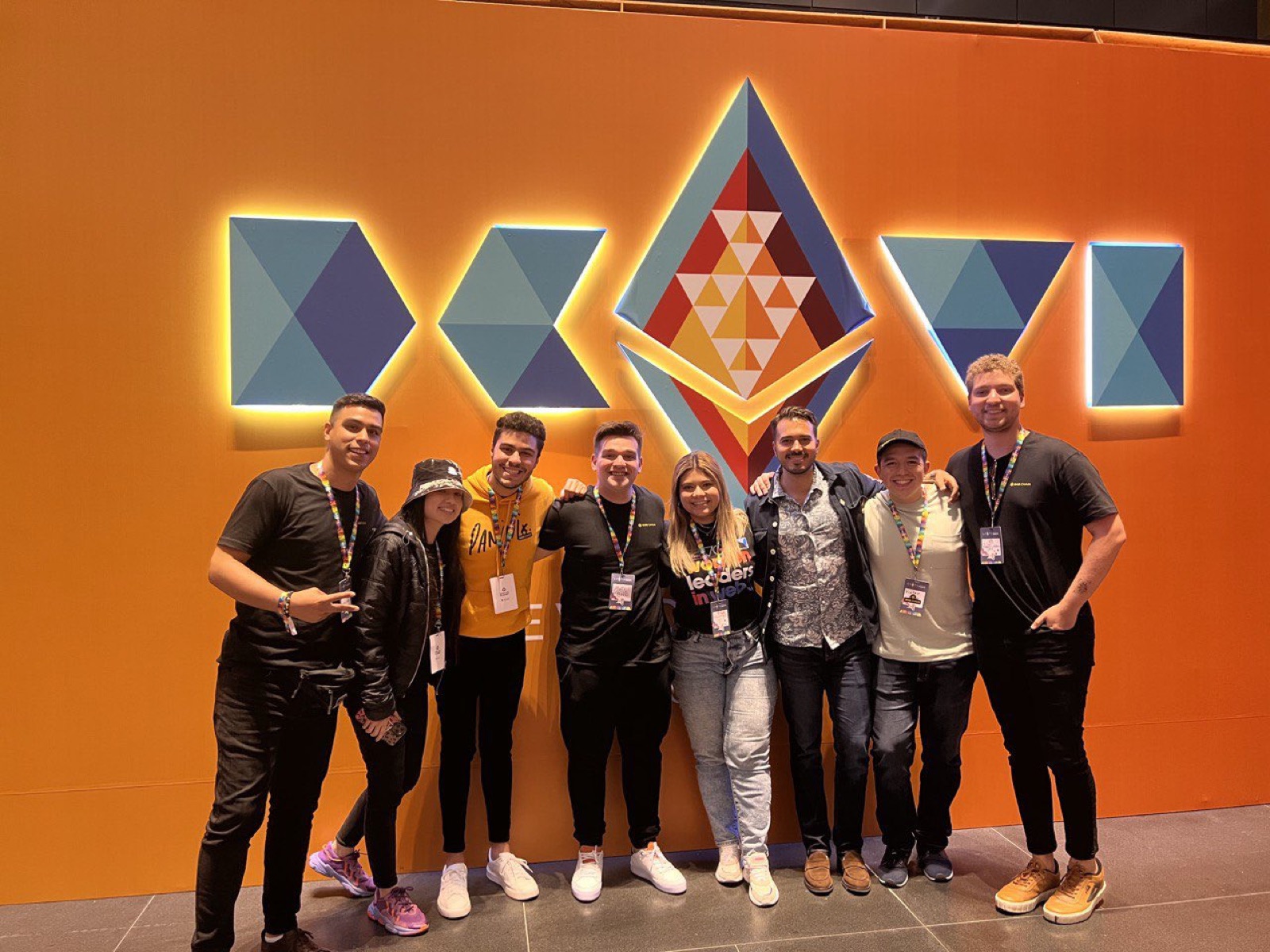 Devcon with the BNB team, Bogotá 2022